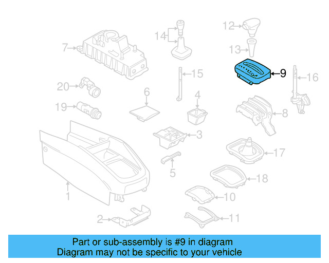 Shift Indicator 1J1-713-109-A - View 6
