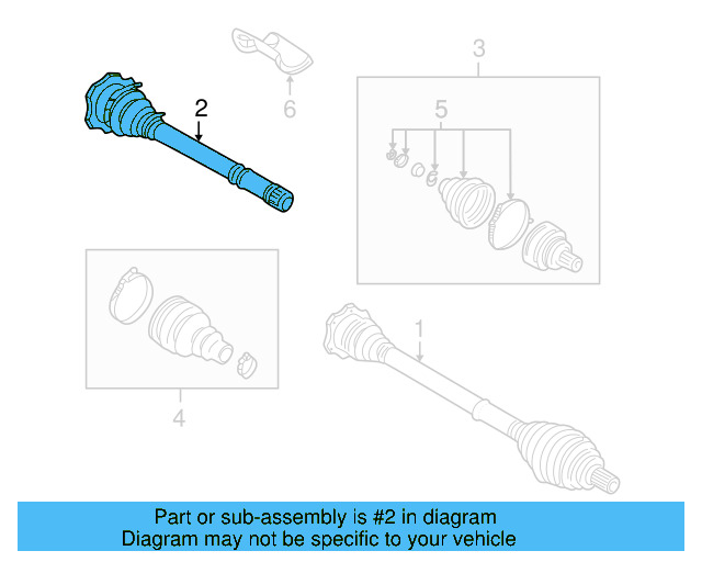 Inner Cv Joint 8D0-407-417-F - View 2