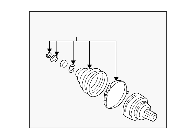 Outer Joint Assembly 4D0-498-099-AX