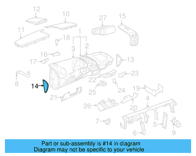 Outer Cover 1C0-819-401-E-62J - View 8
