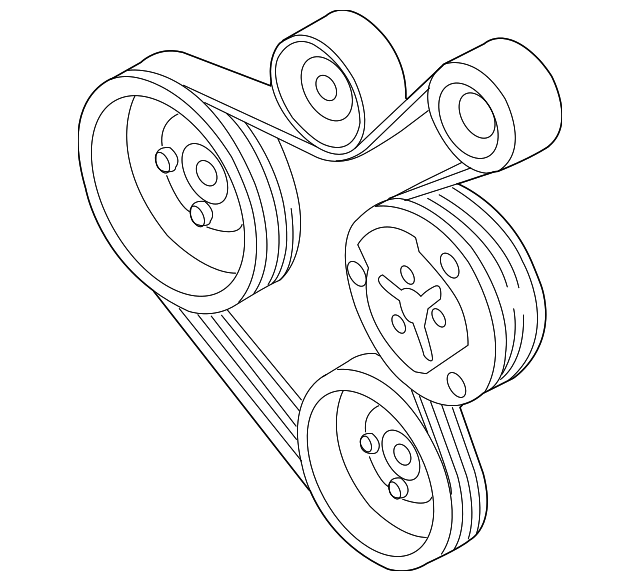 Serpentine Belt 06A-260-849-C - View 24