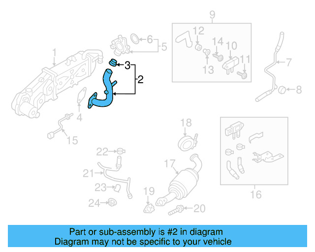 Connector Pipe 03L-131-521-AE - View 5