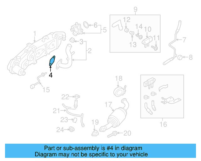 Connector Tube Gasket 03L-131-547-N - View 11