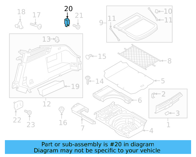 Tie Down Hook 3V9-867-615-9B9 - View 5