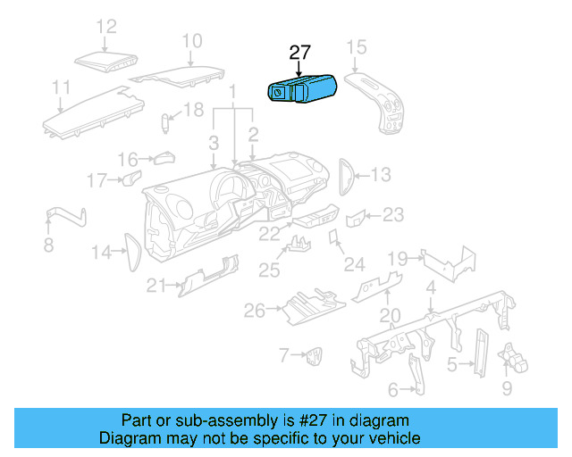 Passenger Air Bag 1C0-880-204-E - View 8