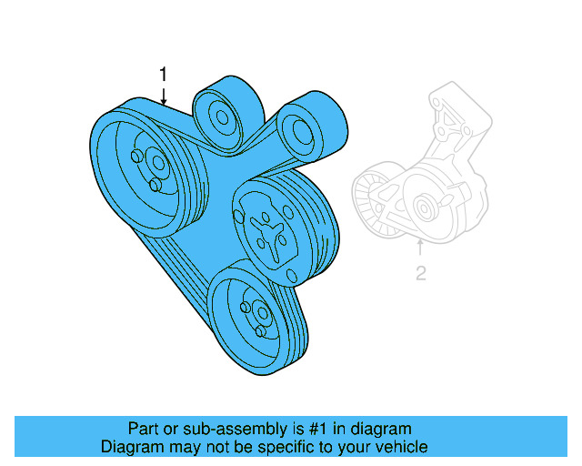 Serpentine Belt 06A-260-849-C - View 22