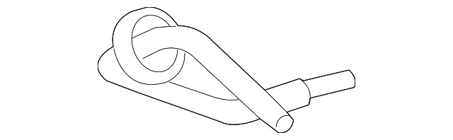 Washer Hose 7B0955751B - View 2