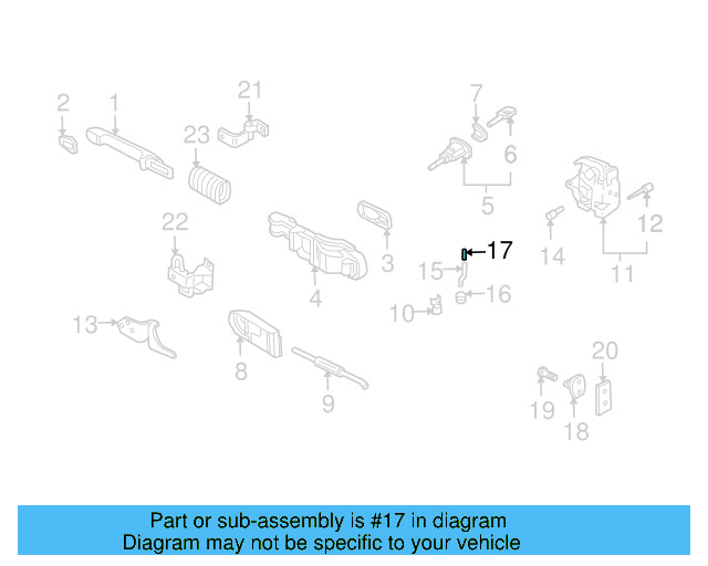 Knob 1C0837187A3Z9 - View 3