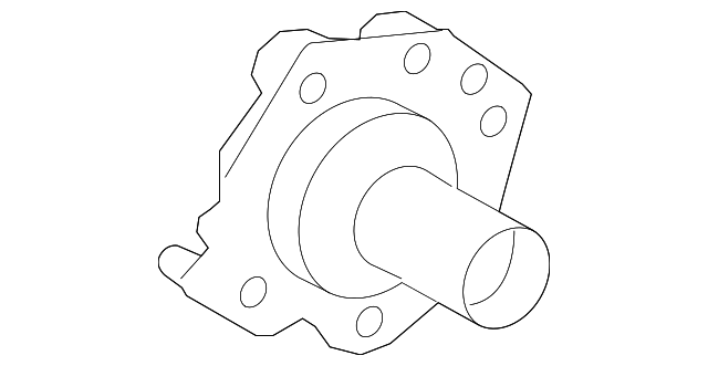 Stub Shaft 5Q0-501-117-A - View 2
