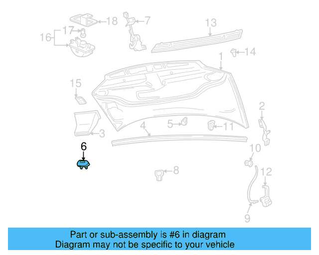 Lid Stopper 1H5-827-499 - View 5