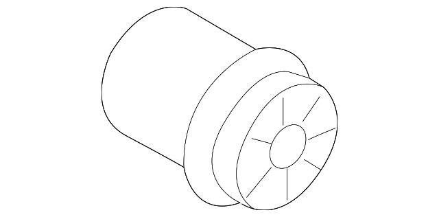 Axle Beam Rubber Mount 5Q0-501-541-C