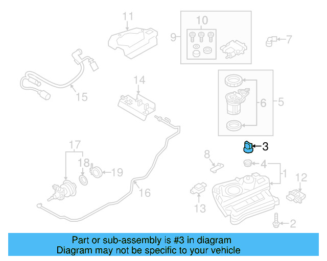 Filler Cap 3C0-131-980 - View 10