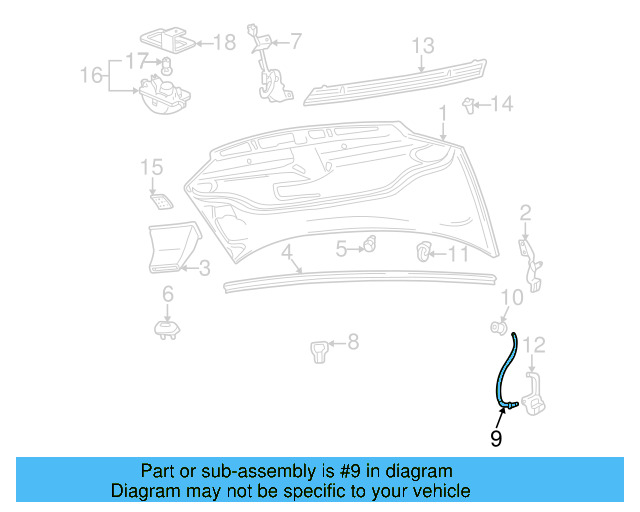 Release Cable 7D2-823-531 - View 3