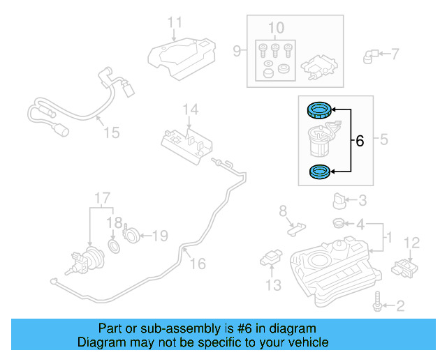 Heater Assembly Lock Ring 7N0-198-975 - View 13