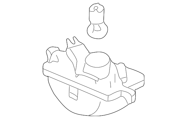Under Hood Lamp 4A0-947-319 - View 2