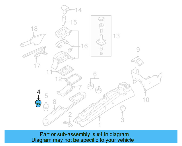 Ashtray Assembly 1C0-857-962-D-08H