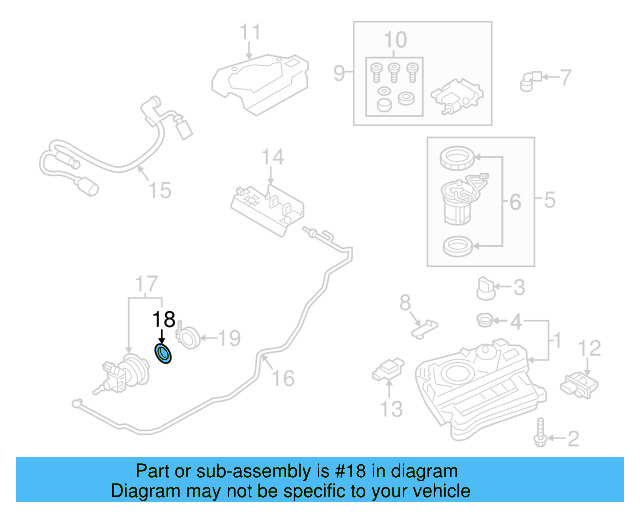 Injector Gasket 3C0-253-115-A - View 18