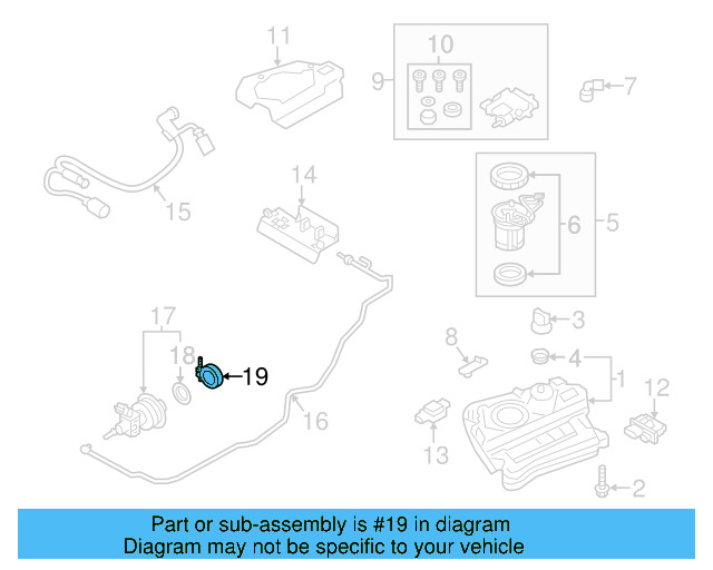 Injector Retainer Clip 3C0-253-725 - View 20