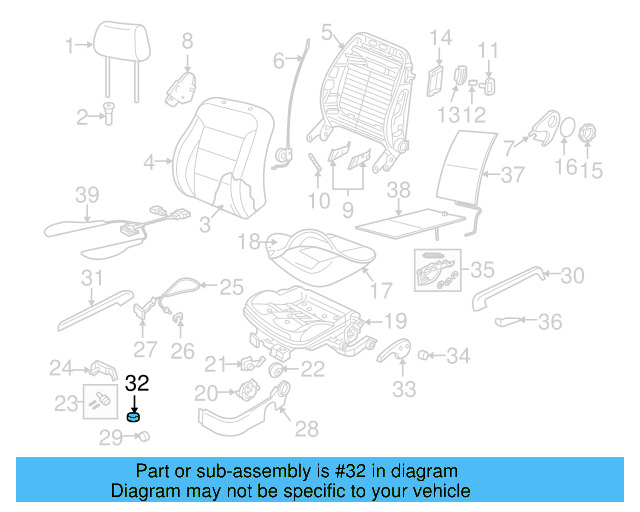 Channel Cover Cap 1J0-881-637-A-U71 - View 3