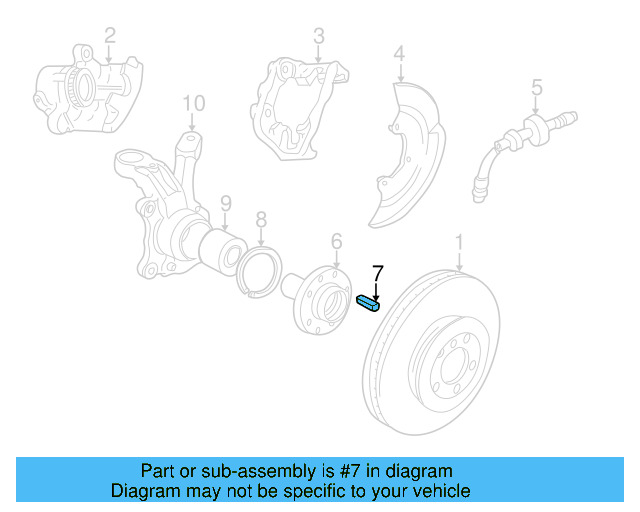 Hub Pin N-102-166-01 - View 3