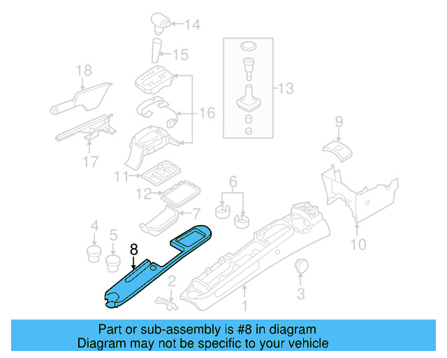 Storage Tray Insert 1C0-857-335-B-3SG