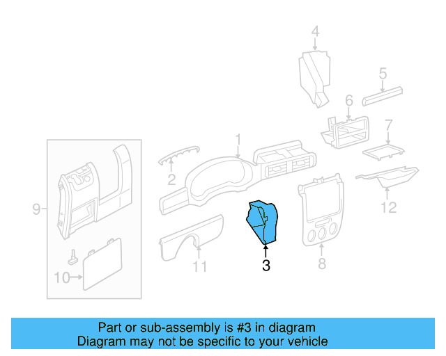 Instrument Panel Plug 1T0-857-489 - View 17