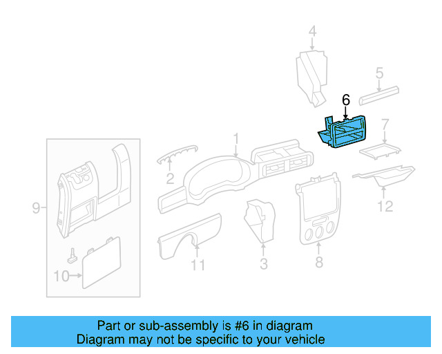Storage Tray 6RU-857-058-1QB - View 20