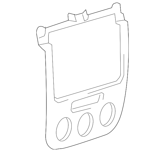 Instrument Panel Bezel 5K0-858-069-P-1QB - View 4