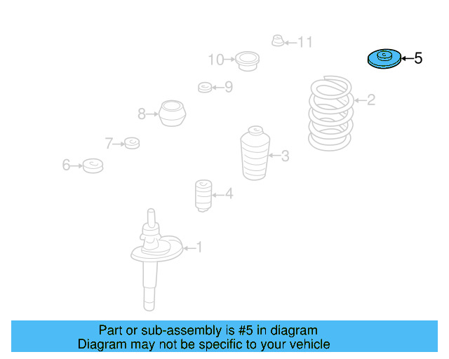 Spring Seat 1J0-412-341 - View 14