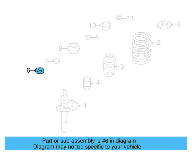 Suspension Strut Bearing 1J0-412-249 - View 15
