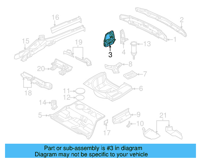 Tail Lamp Pocket 3B5-813-319