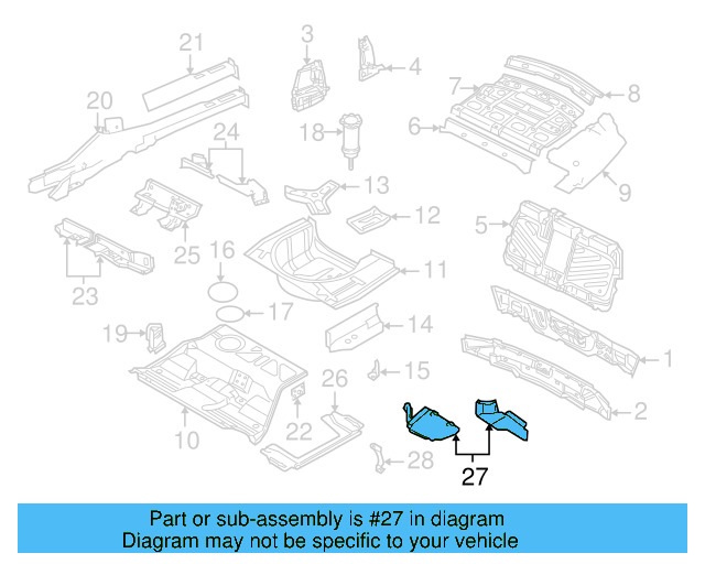 Seat Back Panel 3B5-813-501-B - View 6