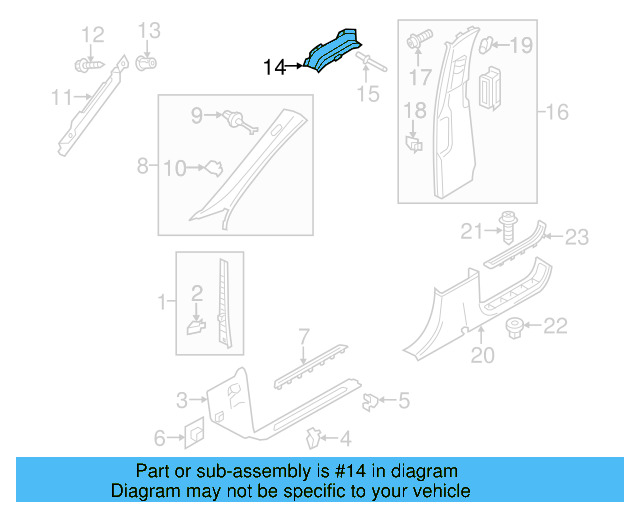 Baffle 7P0-809-173 - View 3