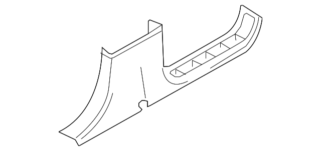 Lower Center Pillar Trim 7P0-853-846-F-82V - View 3
