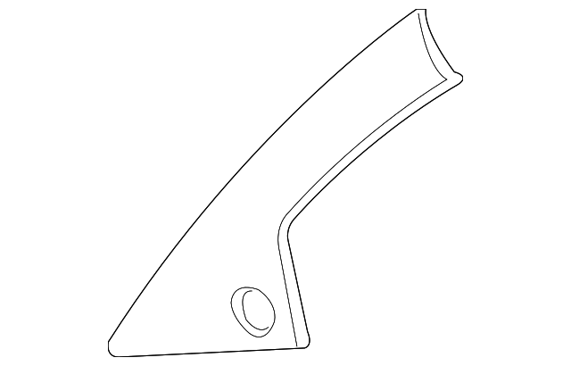 Windshield Pillar Trim 1C0-867-233-AA-X30