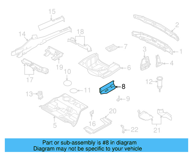 Floor Extension 8E0-802-092 - View 4