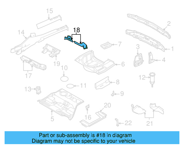 Spare Tire Retainer 8D0-803-899-F - View 7