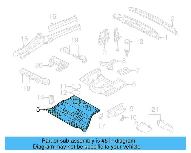 Floor Pan 8E0-803-093-Q - View 10