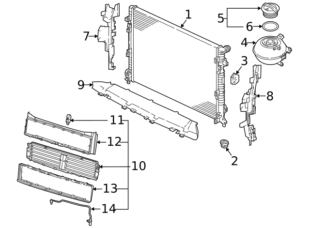 Expansion Tank 5Q0-121-407-M