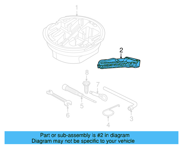 Floor Jack 1K0-011-031-P - View 6