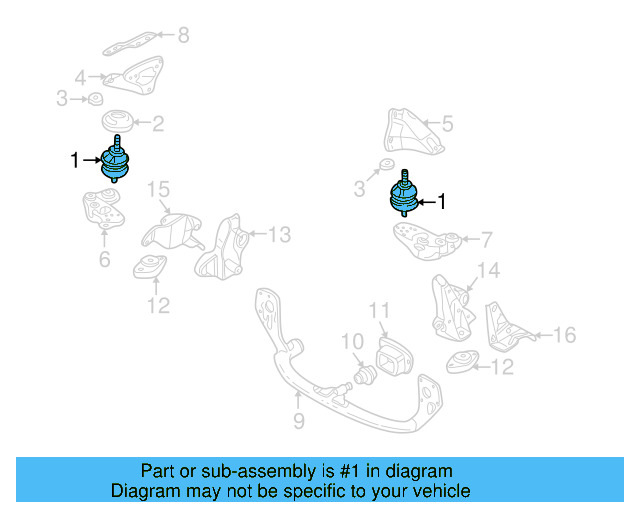 Side Mount 8D0-199-382-AR - View 4