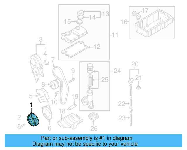 Vibration Damper 03G-105-243-B - View 3