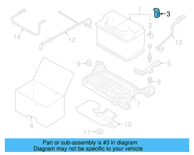 Battery Cap 7N0-915-429-A - View 25