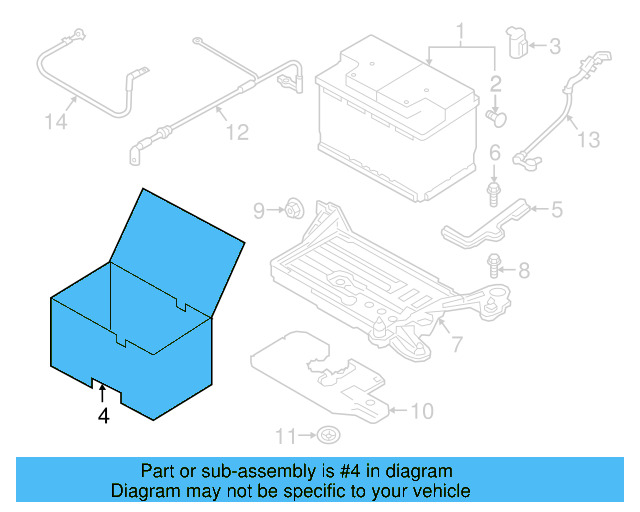 Battery Box 5Q0-915-411-H