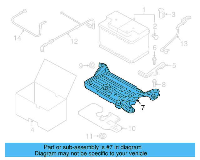 Battery Tray 5Q0-915-331-K - View 15