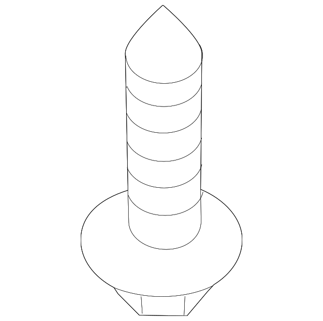 Trim Molding Screw N-907-290-02 - View 4