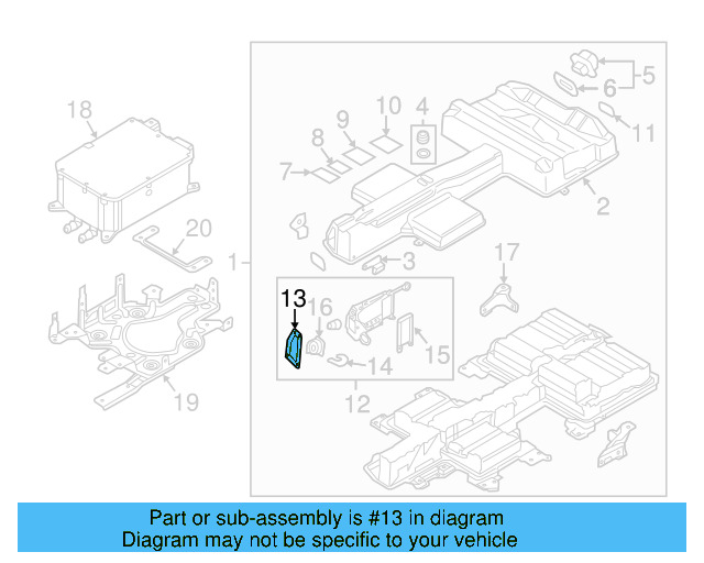 Control Assembly Retainer Clip 0BH-325-147 - View 6