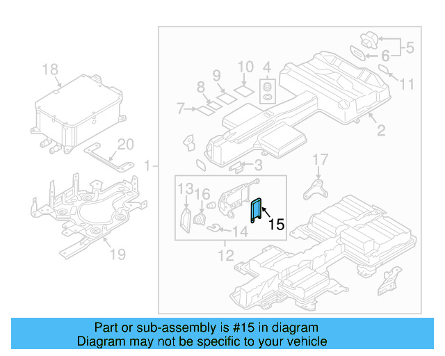 Control Assembly Retainer Clip 0BH-325-147