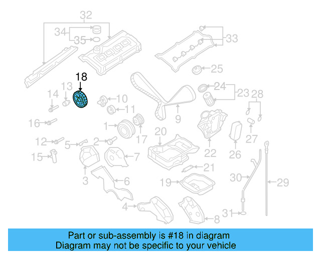 Camshaft Gear 078-109-111-B - View 5