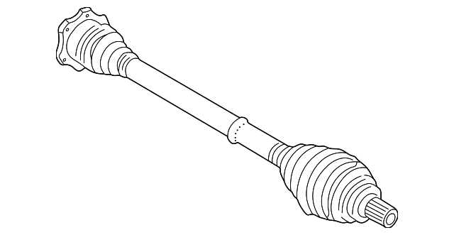 Axle Assembly 8D0-407-451-KX - View 2
